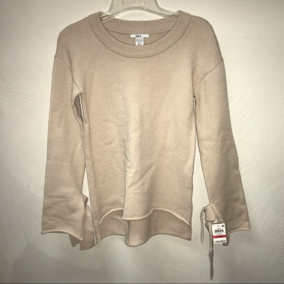 Bar III Women’s Bell Tie Sleeve Sweater - Picture 2 of 7